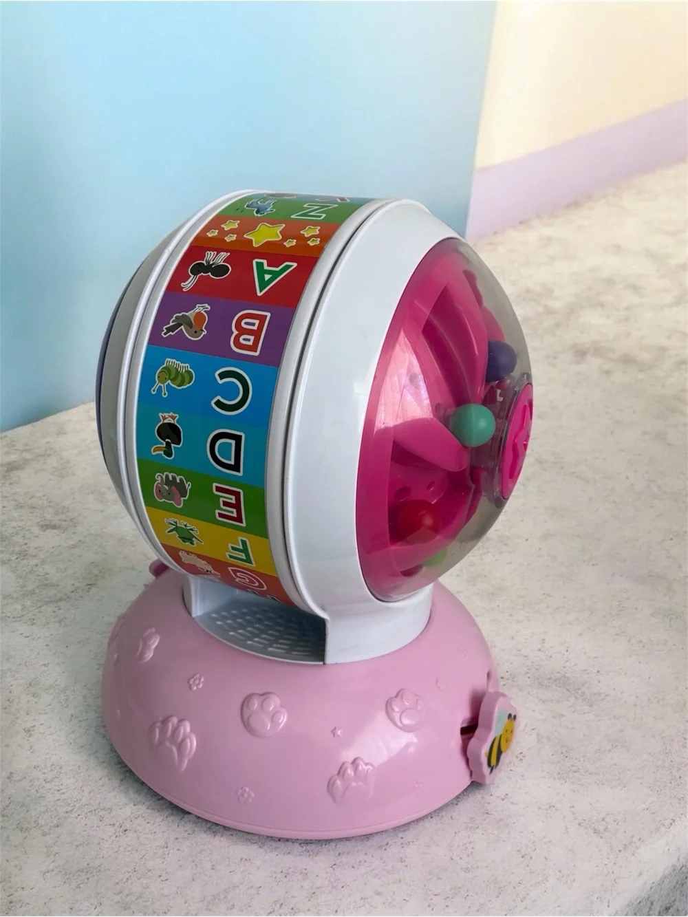 LeapFrog Spin and Sing Pink Alphabet Zoo Toys . Like new , without original box